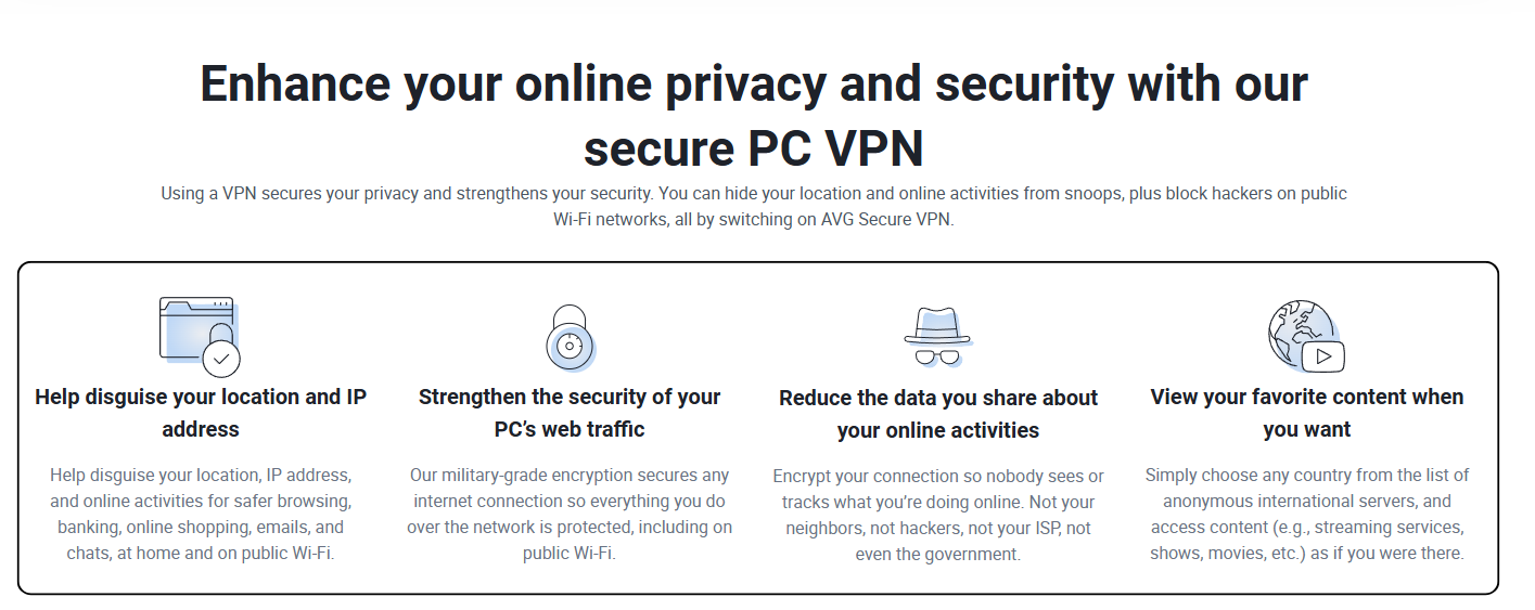 AVG VPN Secure VPN