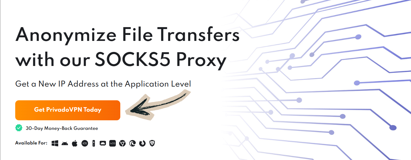 PrivadoVPN SOCKS5 Proxy