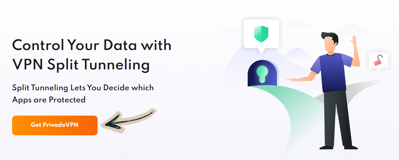 PrivadoVPN Split Tunneling