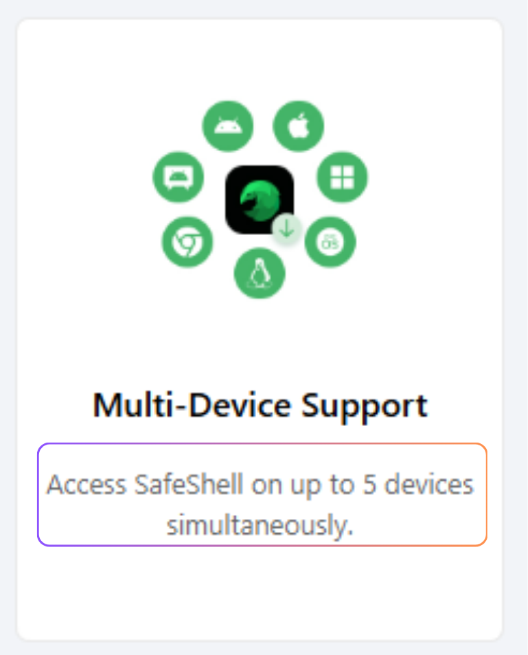 SafeShell Multi-Device Support