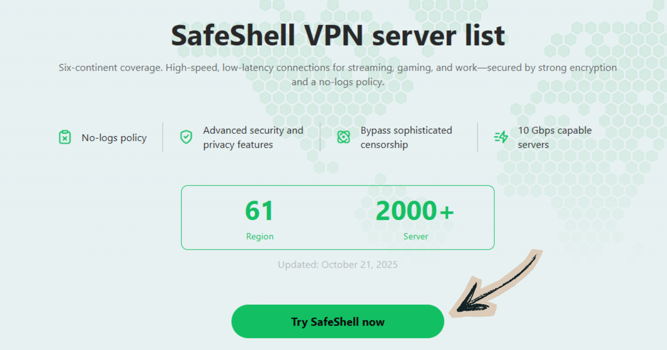 SafeShell Super Servers