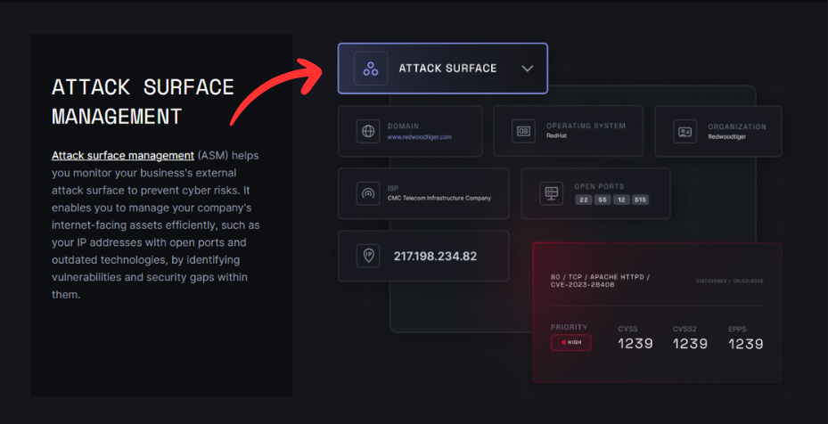 Attack surface management