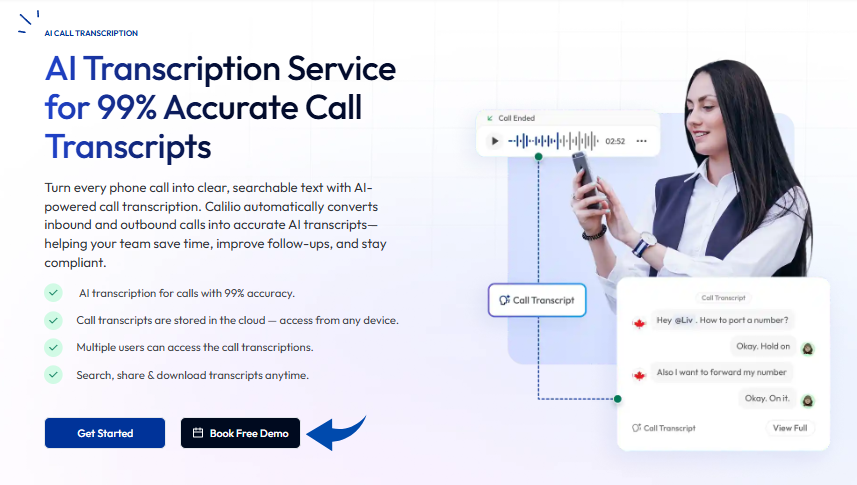 Is Calilio Worth $15/Month in 2026? My Take 14 Calilio AI Call Transcription Image
