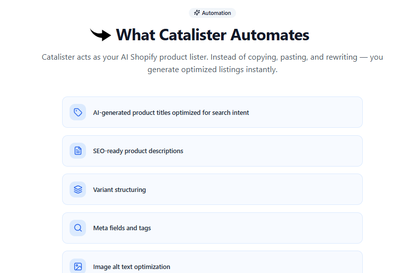 Catalister Review 2026: Overhyped or Worth It? 6 Catalister AI Automation Image