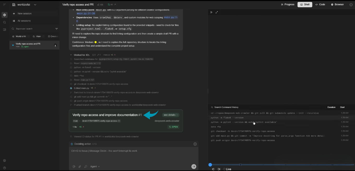 Devin AI Review 2026: Overhyped or Worth It? 12 Devin AI Integrated Shell Image