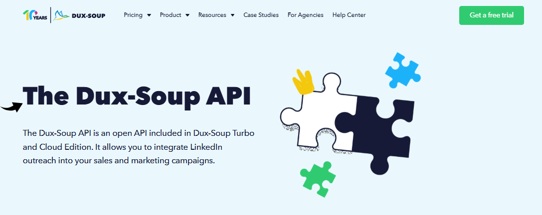 Dux-Soup Advanced API Image