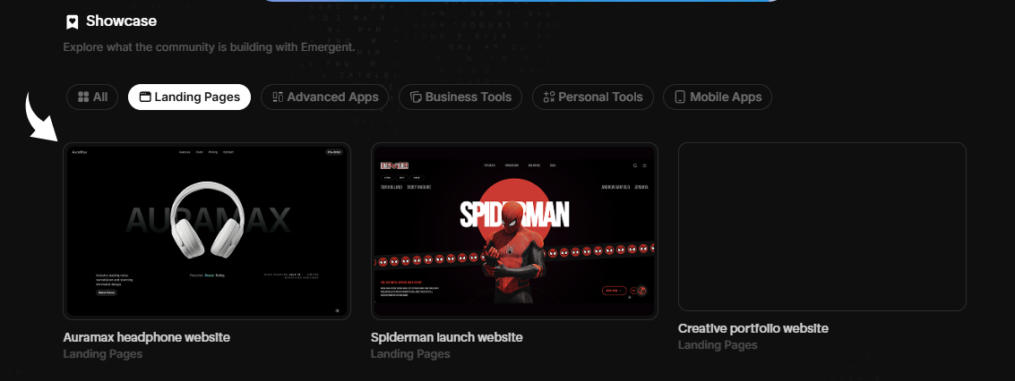 How to Use Emergent: Complete Feature Guide (2026) 11 Emergent Landing Pages Builder Image