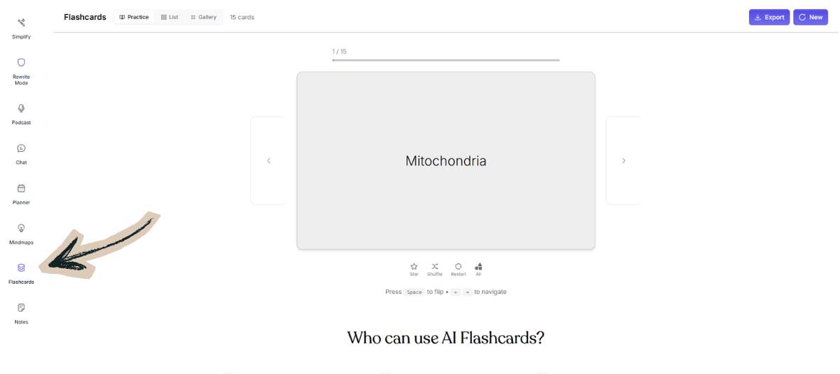 Conch AI Flashcard Generator