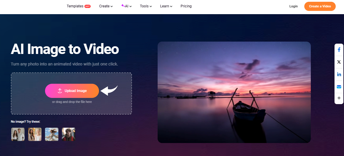 How to Use FlexClip: Complete Feature Guide (2026) 6 FlexClip AI Image to Video Image
