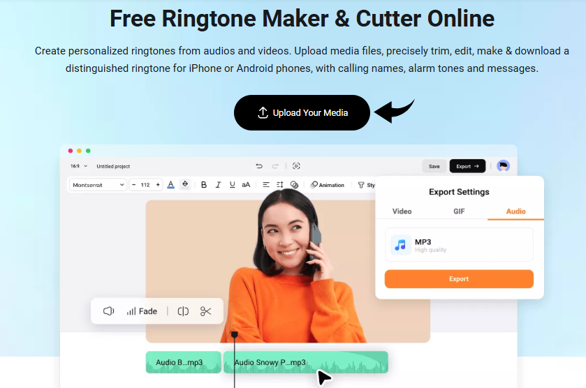 How to Use FlexClip: Complete Feature Guide (2026) 14 FlexClip Online Ringtone Maker & Cutter Image
