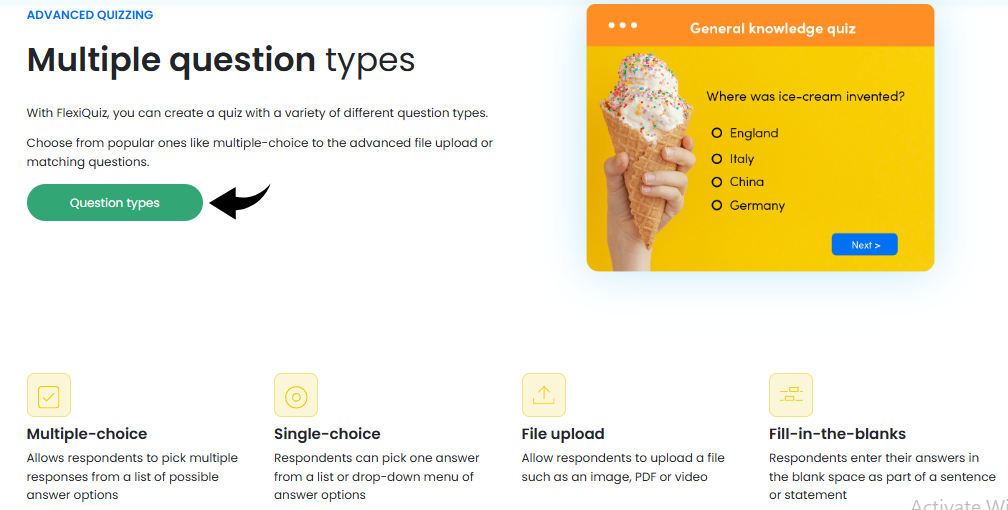 Flexiquiz Advanced quizzing Image