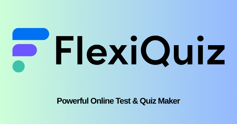 FlexiQuiz dashboard screenshot