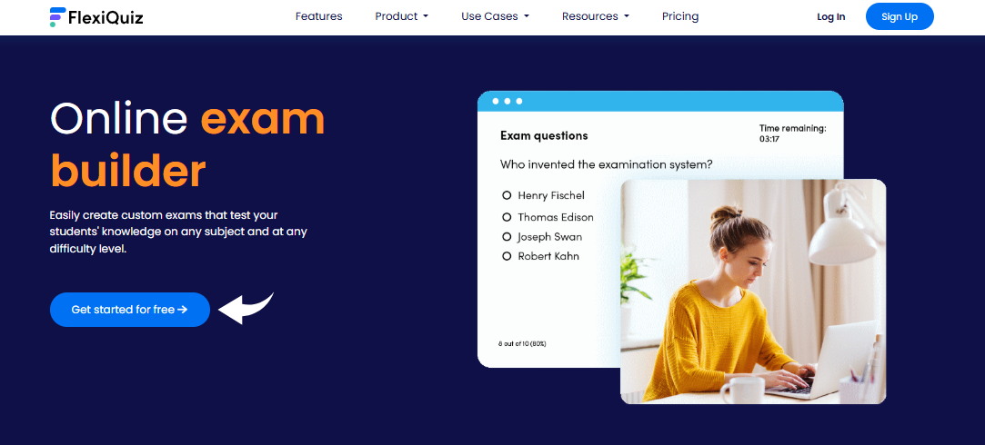 Flexiquiz Online exam builder Image