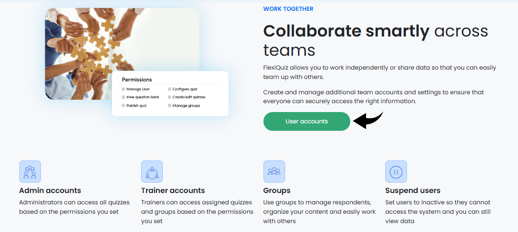 Flexiquiz Team Collaboration Image
