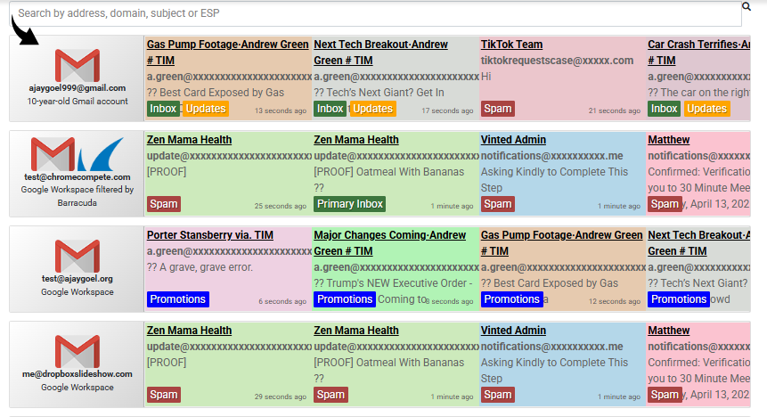 Gmass Deliverability Test Image
