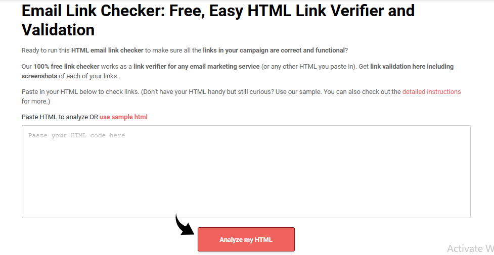 Gmass Email Link Checker Image
