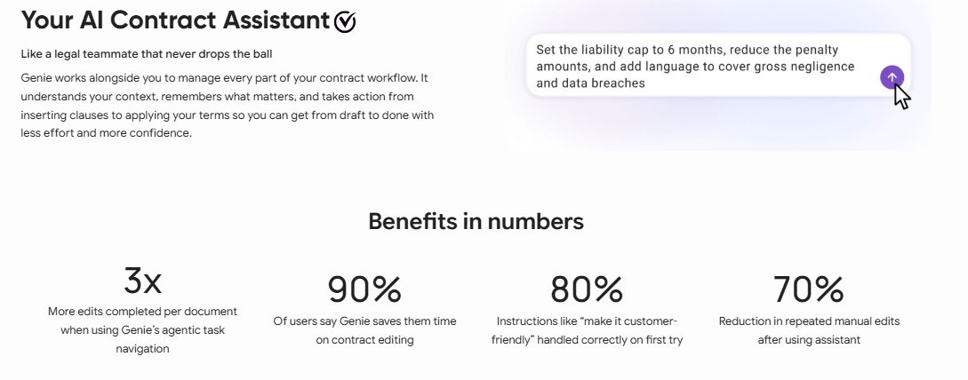 Genie AI Contract Assistant Image