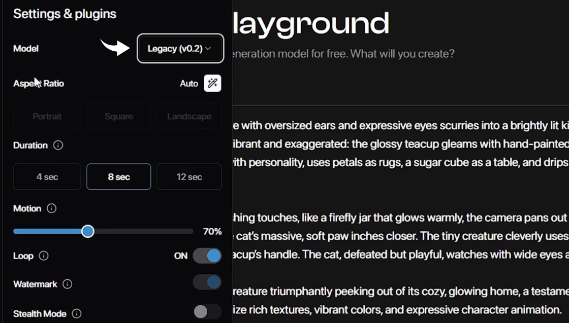 Genmo AI Advanced Customizations Image