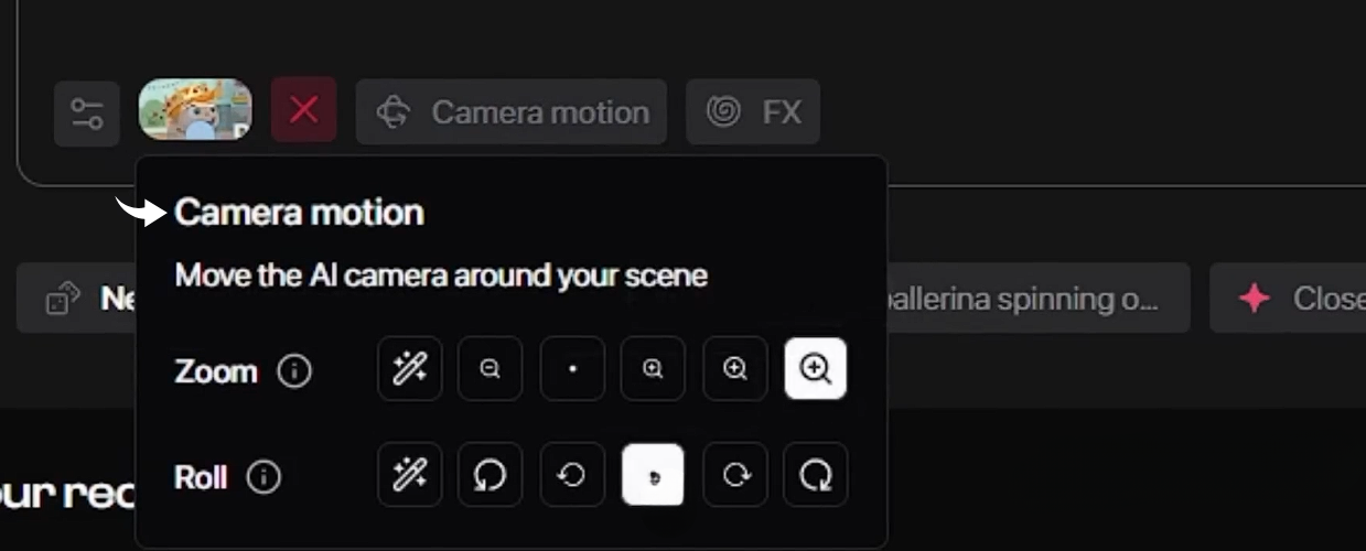 Genmo AI Camera Motion Changer Image