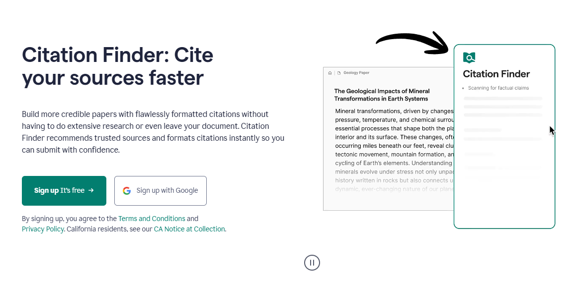 Grammarly Citation Finder