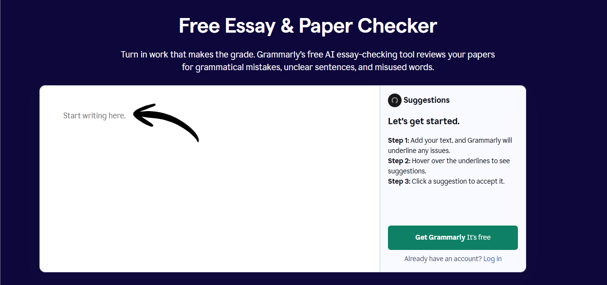 Grammarly Free Essay & Paper Checker