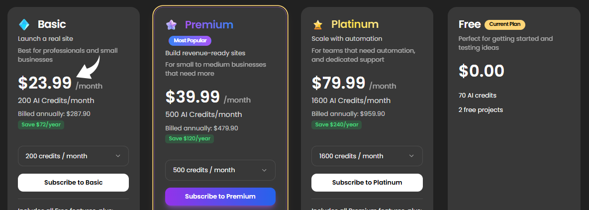 Heyboss AI Pricing Image