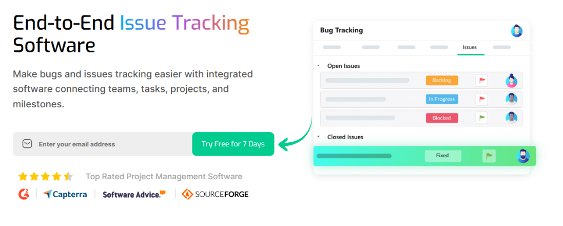 nTask Issue Tracking