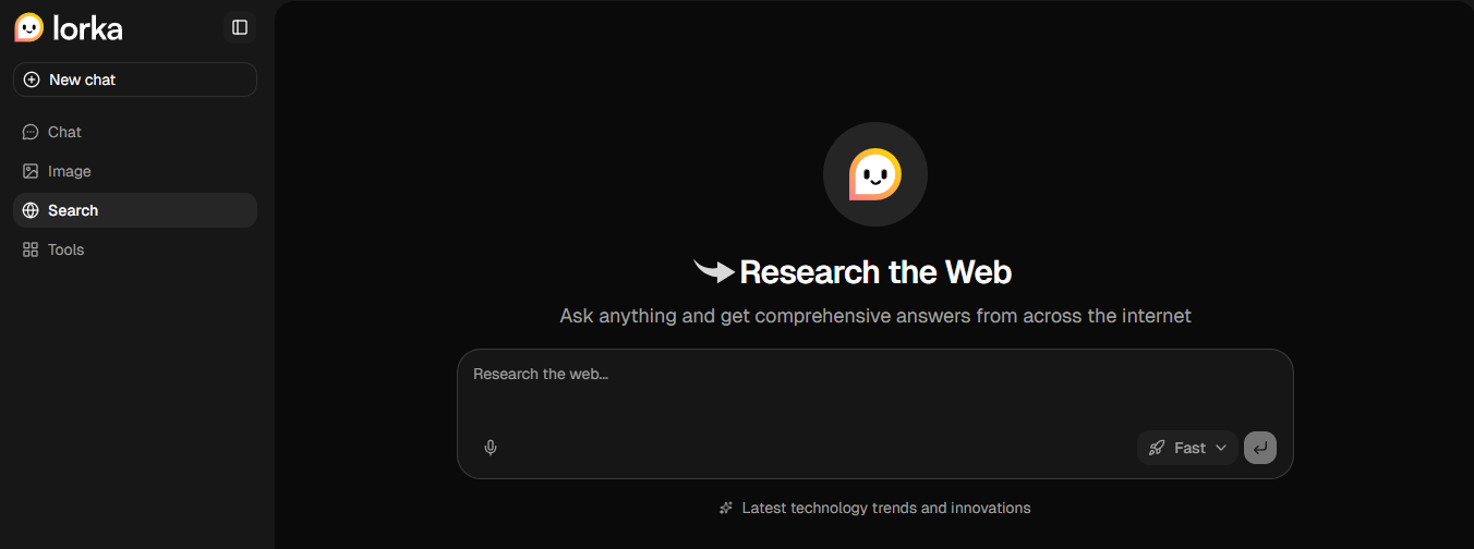 Lorka AI Advanced AI Search Image