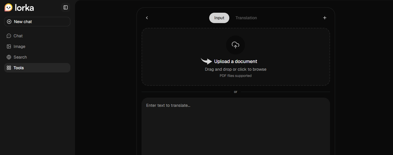Lorka AI AI Translator Image