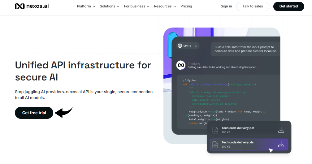 Nexos AI API Add-ons Image