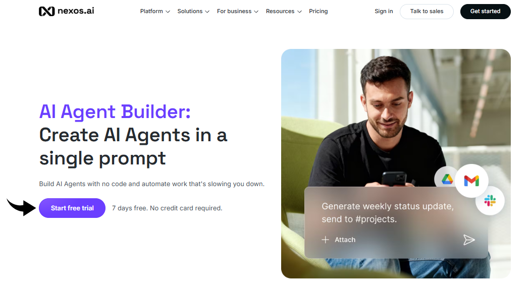 Nexos AI AI Agent Builder Image