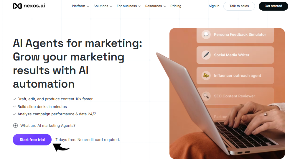 Nexos AI AI Marketing Automation Image