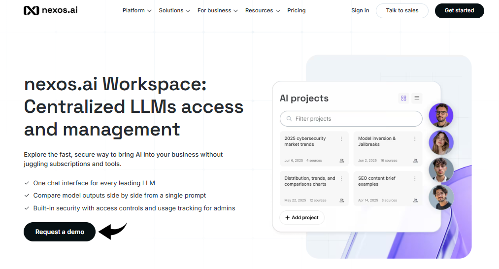Nexos AI AI Workspace Image
