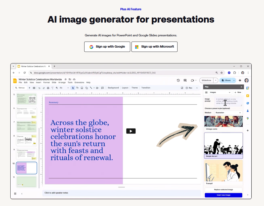 Plus AI Review: Transforming Presentation Workflow in 2026? 13 Plus AI image generator