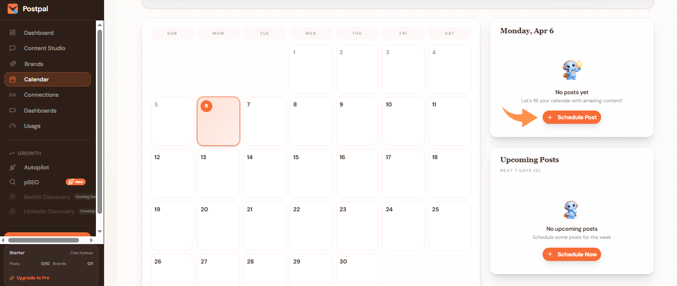 PostPal Review 2026: Overhyped or Worth It? 9 PostPal Smart Calender Image