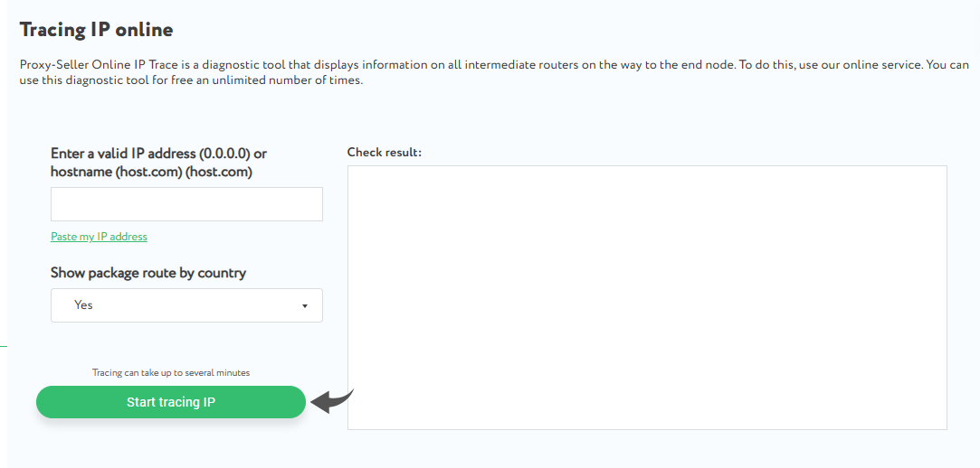 Proxy-Seller Online IP Tracer Image