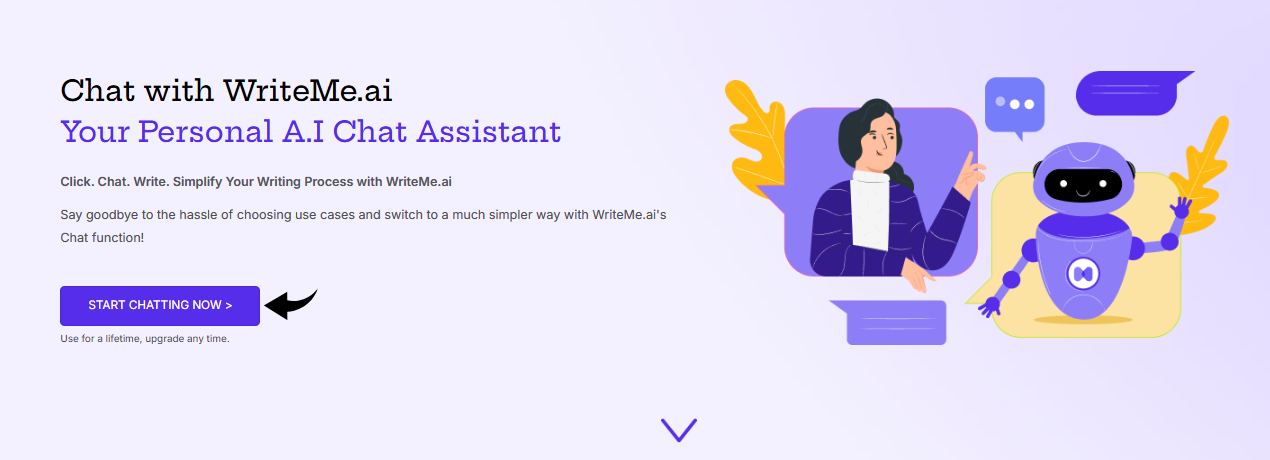 WriteMe AI Chat Assistant Image