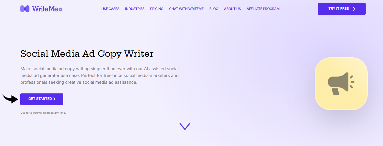 WriteMe Ads generator Image
