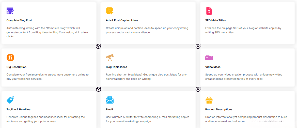 WriteMe Top benefits Image