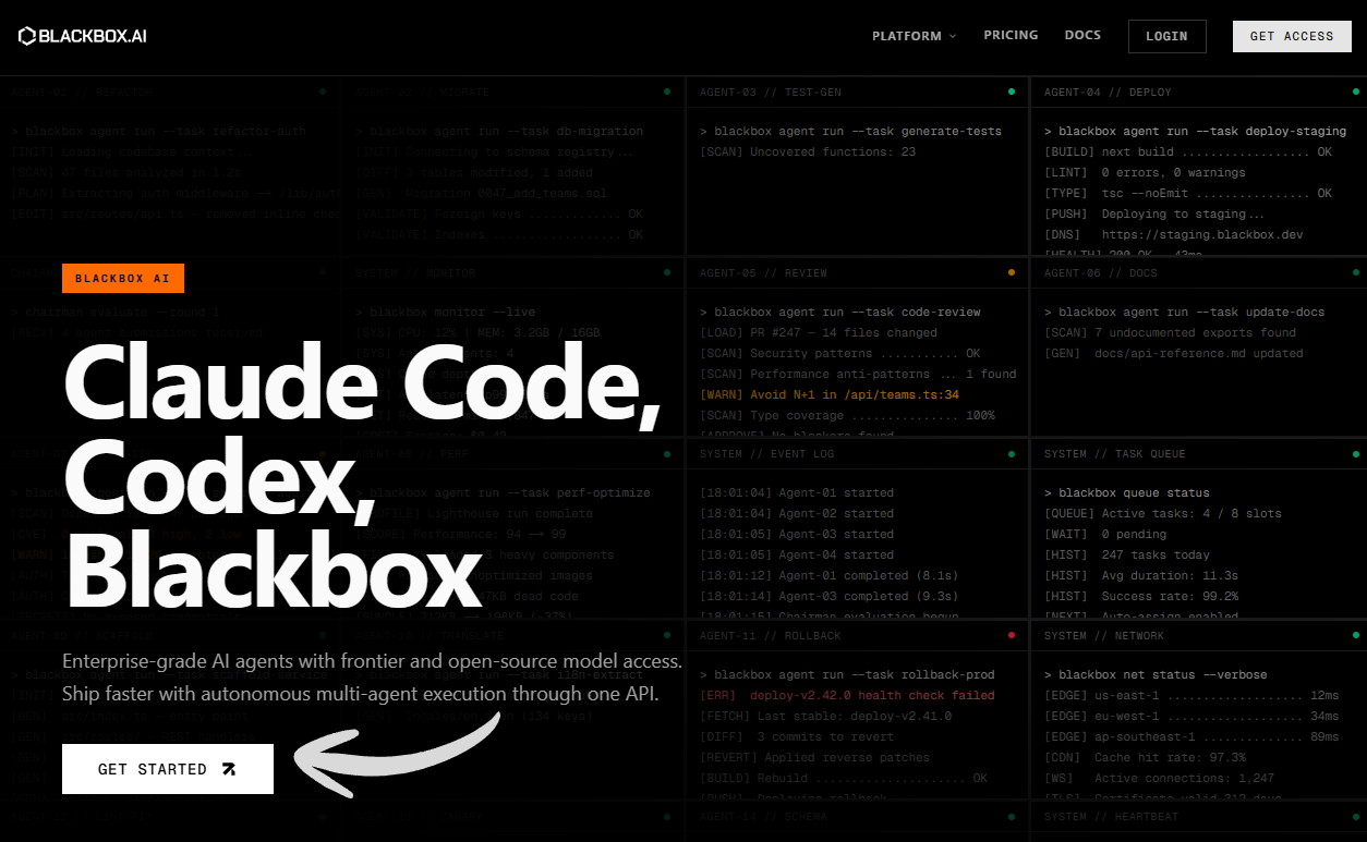 Blackbox AI 2026: Is This Game Changer Real? 4 Blackbox homepage