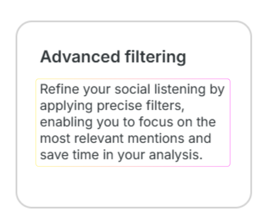 Brand24 Advanced filtering