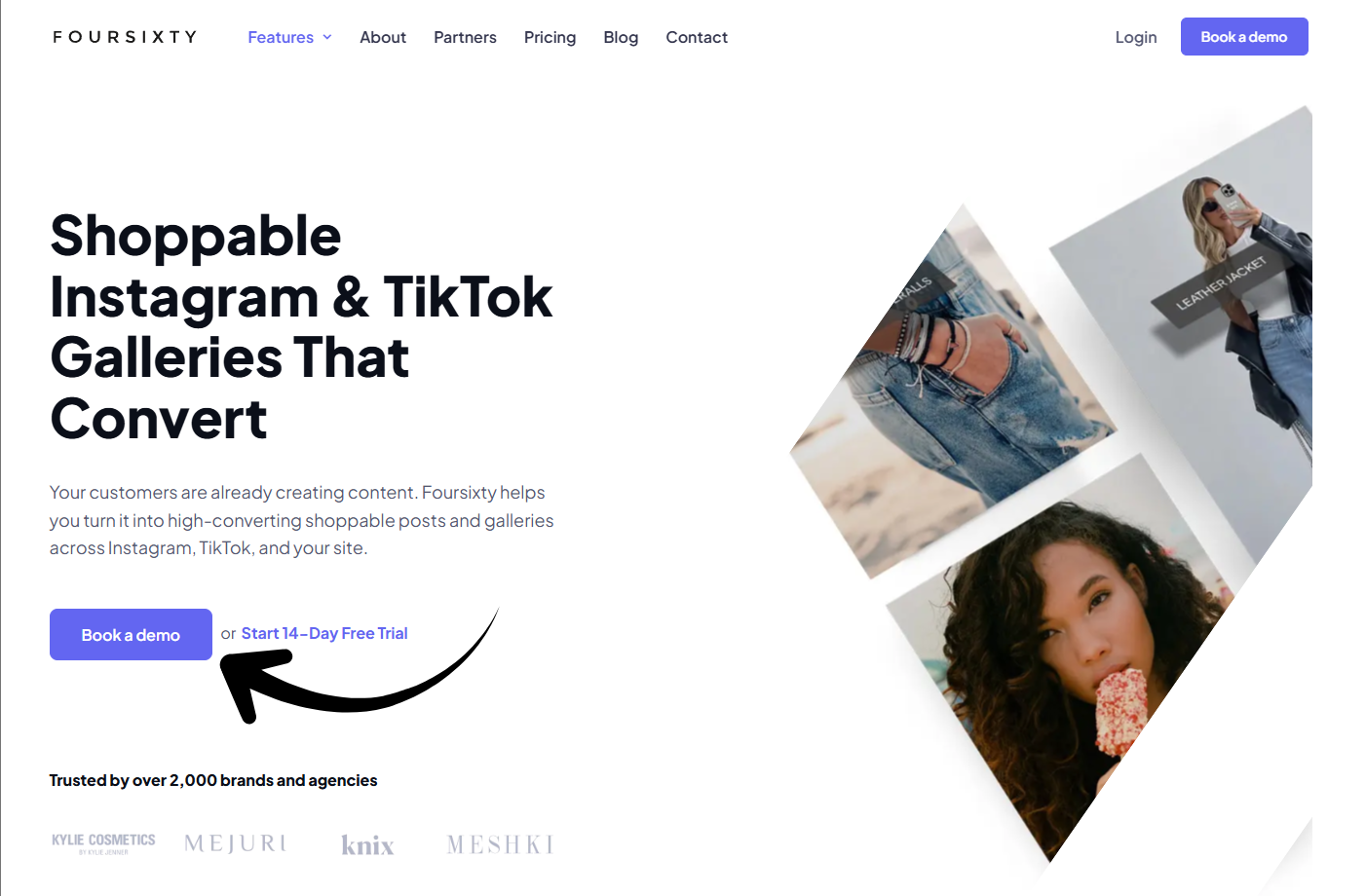 Foursixty homepage
