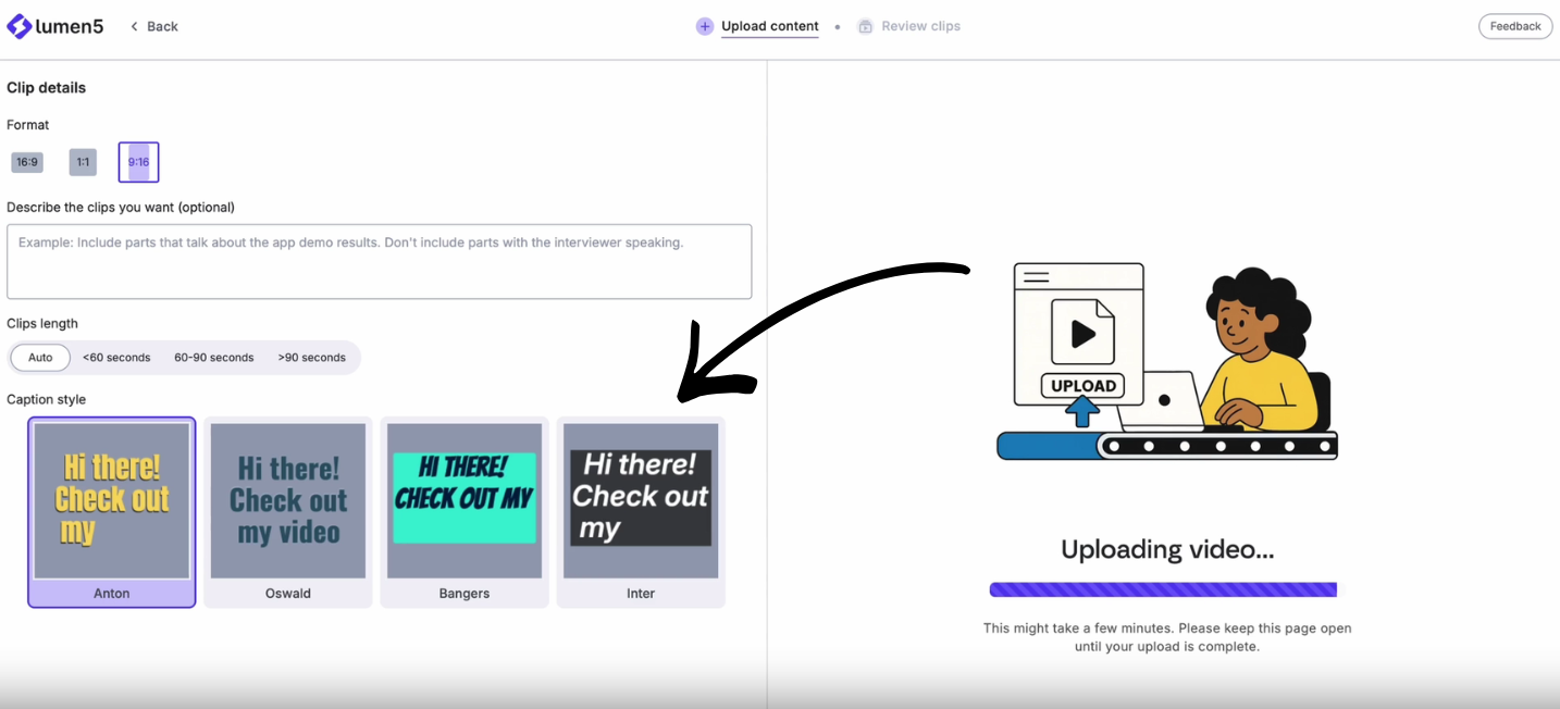 Lumen5 AI Video Clip Generator