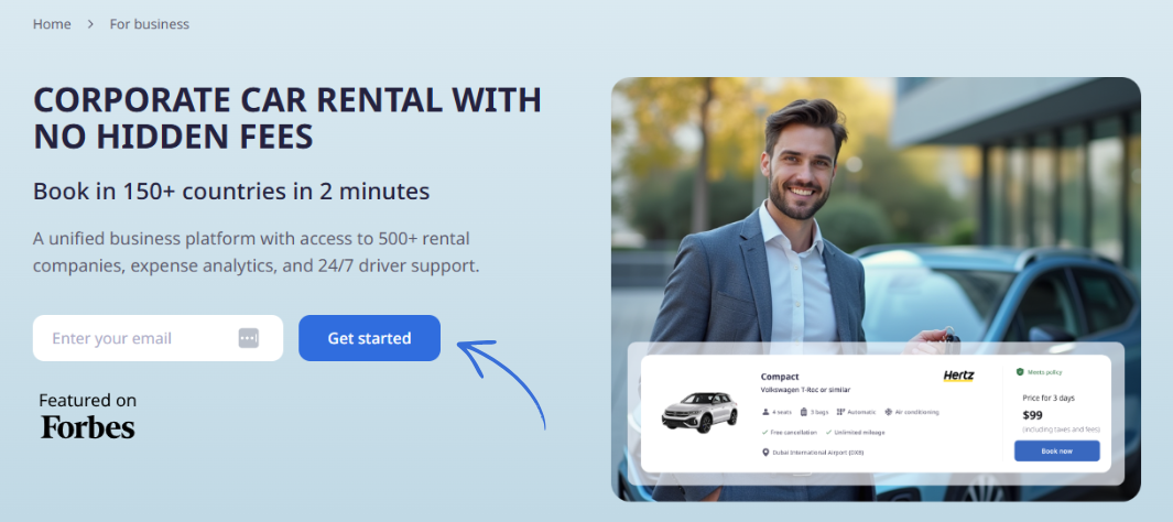 Travel Code Got Our Trips Booked in Minutes (2026) 14 Travel Code CORPORATE CAR RENTAL