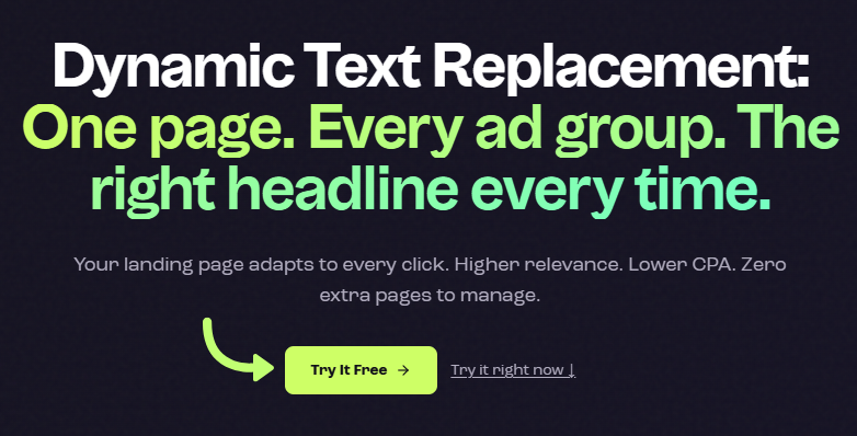 Leadpages Dynamic Text Replacement