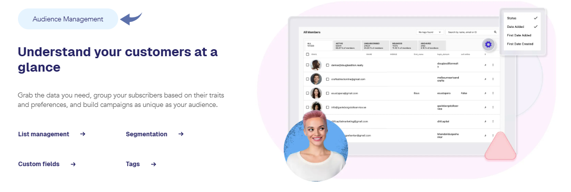 Moosend Audience Manager Image