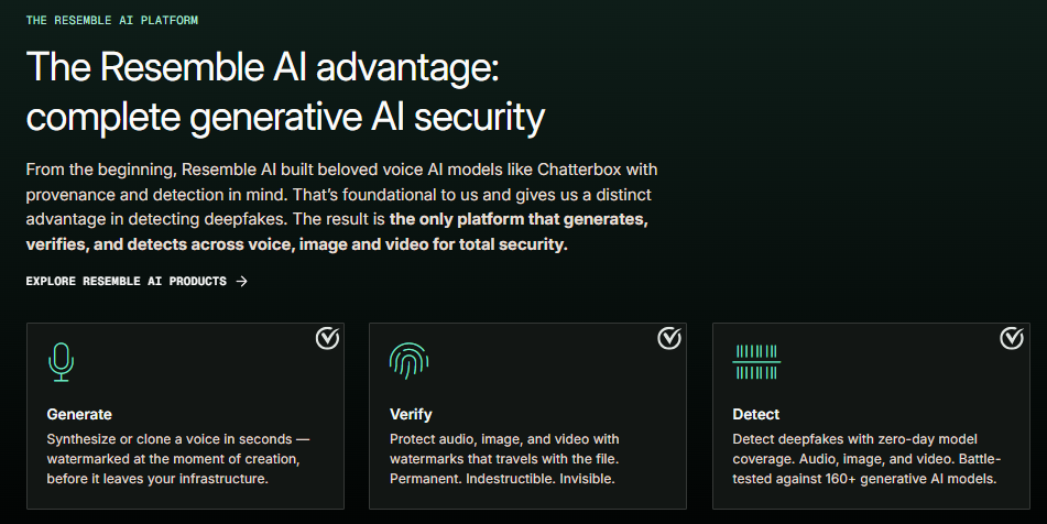 Resemble AI Ease of Use Image