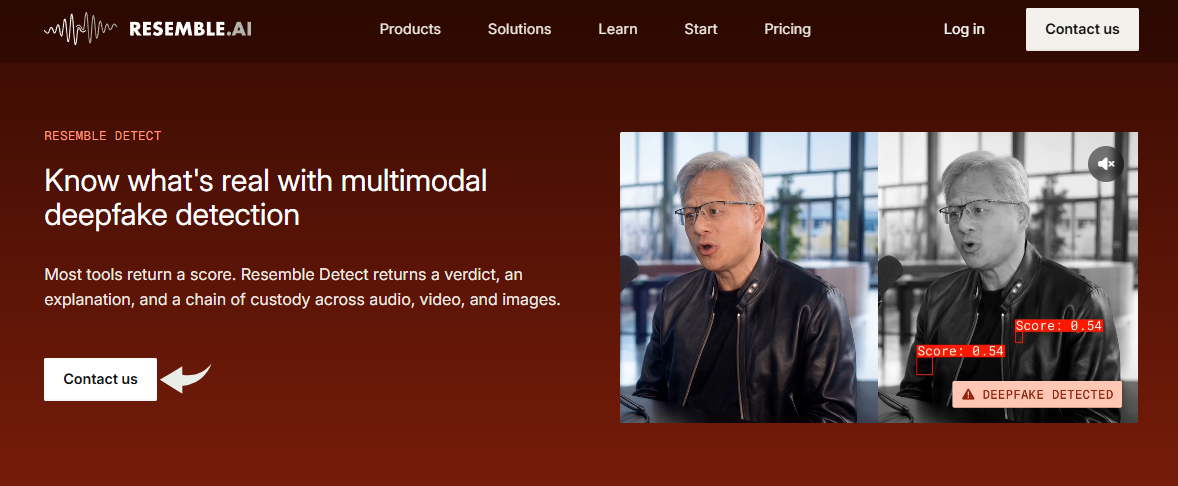 Resemble AI Multimodal Deepfake Detector Image