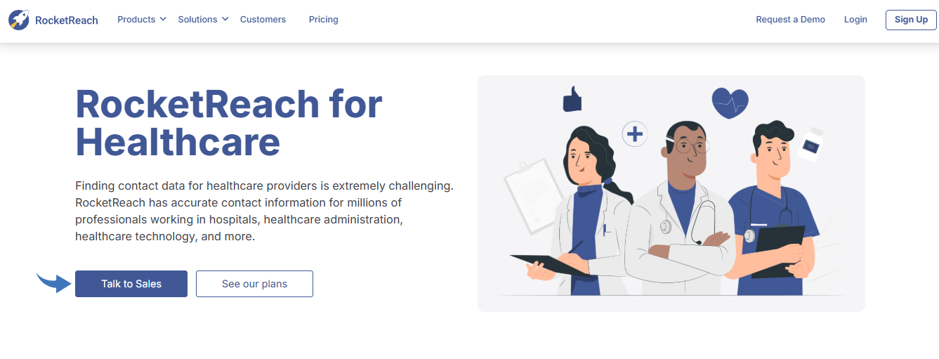 RocketReach Review in 2026: Best Email Finder Tool? 9 RocketReach Contact Manager for Healthcare Image