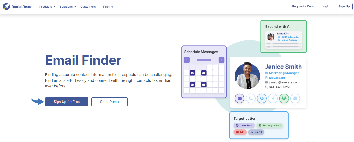 RocketReach Review in 2026: Best Email Finder Tool? 12 RocketReach Email Finder Image